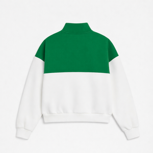 Sudadera con cremallera corta Iota Phi Lambda para mujer, jersey casual con cuello simulado y cremallera, suéter con cuello alto y cremallera. - Product Image 3