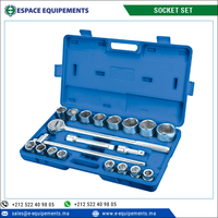 Outils et matériel de qualité supérieure, meilleure vente, ensemble d'outils de réparation domestique/automobile, 21 pièces, jeu de douilles à entraînement carré de 3/4 pouces