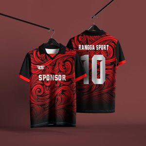 Maillot de football américain européen Tissus en maille de polyester Maillot de sport Bangladesh Apparel Stock Lot Surplus Chemise de sport - Product Image 3