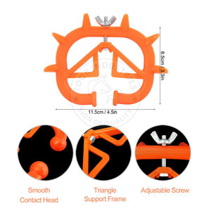 Dispositivo antisucción veterinario de alta calidad para terneros, construcción de acero inoxidable, anillo nasal para destete de becerro, herramienta antisucción - Product Image 4