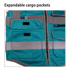 Chaleco Reflectante de Alta Visibilidad Clase 2, con Logotipo Personalizado, Secado Rápido, Resistente, para Construcción Industrial - Product Image 3