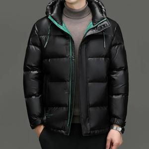 Autumn and Winter Vintage Warm Puffer Jacket Women High <b>Neck</b> Zipper Design Cotton-Padded Coat - Product Image 3