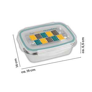 Boîte à lunch sans BPA de 1000 ml avec couvercle en plastique, compartiment unique pour la conservation et le chauffage des aliments, faible MOQ - Product Image 1