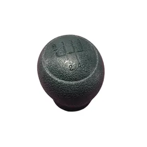 Pommeau de levier de vitesse en cuir Renault Clio 2 & Kangoo 6/5 vitesses Gris-7700421124 - Product Image 1