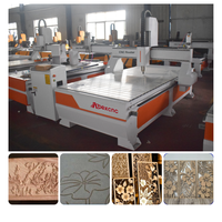 Máquina Router CNC Multifunción Económica con Control Mach3, Motor Paso a Paso, Eje Único para Madera/MDF/Acrílico/Aluminio 1325x1530mm