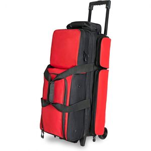 High Quality ODM OEM Customized <b>Rolling</b> Travel Trolley Bag 50-70L Wheeled Sports Luggage PU Material Waterproof - Product Image 1
