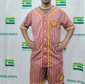 Personnalisable Noir Baseball Uniforme Jersey Respirant À Manches Courtes Hipster/ Hip Hop T-shirts Industrie Engro Sportswear - Product Image 5