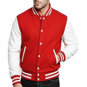 Varsity Jacket Varsity Jacket for Men Sleeves Varsity Jacket / Custom Factory Made Blank Leather Cotton/Fleece High Quality - Product Image 1