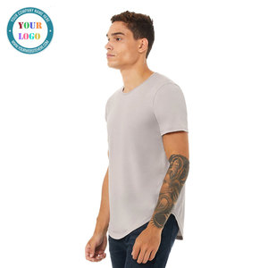Camiseta de Bambú Transpirable de Diseño Personalizado para Hombre, Camiseta de Manga Corta de Verano para Hombre - Product Image 2
