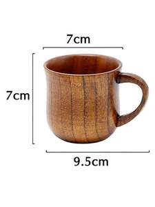 Taza de Madera Hecha a Mano Más Vendida, Taza de Madera Natural Portátil para Café, Té y Leche, Disponible para la Venta desde India - Product Image 6