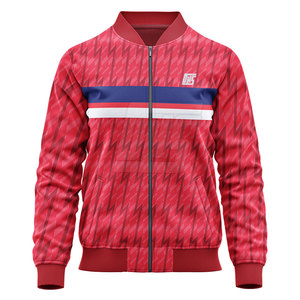 Veste à fermeture éclair intégrale sublimée pour homme, manches longues, légère, athlétique, pour la course à pied et l'exercice - Product Image 4