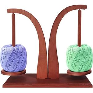Mise à niveau du support de fil en bois pour le crochet et le tricot Support de rangement pratique pour filature de fil en bois de l'exportateur indien - Product Image 2
