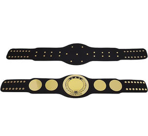 Cinturón de cuero genuino suave de 4mm de grosor pesado personalizado para torneo de lucha libre campeón Premio trofeo duradero artes marciales desgaste - Product Image 3