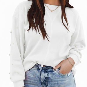 Sweat-shirt d'hiver surdimensionné pour femme personnalisé, multicolores, manches longues, haute qualité, vente en gros, 100% coton, coupe-vent devant - Product Image 1