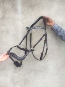 Bride anatomique nouvelle couleur cuir de cheval noir Stanford Bride anatomique Bride anatomique en cuir de cheval anatomique Bride anatomique en cuir de cheval - Product Image 4