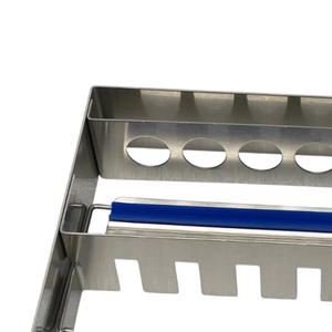 Smith Peterson Support de rangement manuel en acier inoxydable pour Instruments médicaux Porte-plateau Salle d'opération Systèmes de stockage stériles - Product Image 2