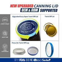 Bocal Mason à large ouverture personnalisé avec couvercle 150ml 250ml 500ml 1000ml, bocal de conservation en verre avec couvercle à vis, fabricant OEM