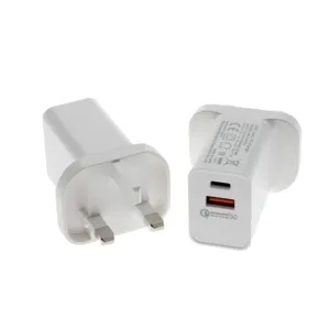 شاحن USB نوع C شحن سريع PD 20W شحن سريع جدار السفر لهاتف iPhone 13 12 11 Pro