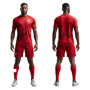 Custom <b>Soccer</b> Uniform Set Breathable Jersey and Shorts Kit for Team Training Matches and Sports Performance - Product Image 1