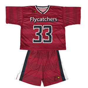 Breathable Printed Applique Lacrosse Uniform Custom Patches Custom Logo Reversible Autumn Sports Wear Half Sleeves 100% - Product Image 4
