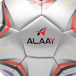 Alaay Nouveau design Ballon de football en cuir PVC épais Taille 5 pour l'entraînement en club - Product Image 3