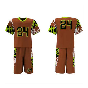 ชุดยูนิฟอร์มลาครอสพิมพ์ลายตามสั่ง ระบายอากาศได้ดี น้ำหนักเบา ชุดฝึกซ้อม รับผลิตโลโก้ OEM ขายส่งจำนวนมาก - Product Image 1