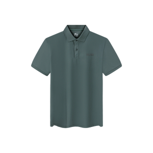 เสื้อยืด ERKE สำหรับผู้ชาย ผลิตจากไมโครไฟเบอร์โพลีเอสเตอร์ 100% รุ่น Polo 11225203076-505 สีเขียวเข้ม คุณภาพสูง ปักลายสัตว์แบบเรียบ - Product Image 1