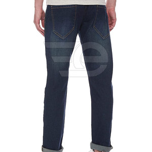 Men Slim Fit Straight Jeans <b>Pants</b> Lightweight 100% Cotton Eco-Friendly Quick Dry Casual Durable Everyday Fashion Wear - Product Image 2