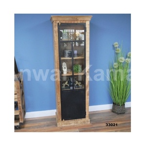 ตู้เก็บของไม้สีเข้มพร้อมลิ้นชักสำหรับตกแต่งบ้านห้องนอนห้องนั่งเล่นและสำนักงาน - Product Image 3