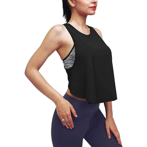 Top Remise Nouveaux Femmes Débardeurs Haute Élastique Musculation Camisole Pop Top Tubes Casual Sports Yoga Gilet Gym Tops Camisoles - Product Image 5