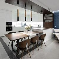 Produsen Kabinet Dapur Baja Tahan Karat OEM 304 untuk Proyek Vila, Hotel, Resor, dan Pengembangan Apartemen