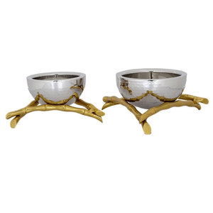 Custom Finished Round Deep Fruit Server <b>Bowl</b> With Embossed Design Table Top Handmade Decorative Metal Fruit <b>Serving</b> Steel <b>Bowl</b> - Product Image 4