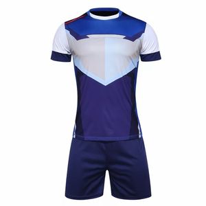 ชุดเสื้อฟุตบอลโพลีเอสเตอร์สำหรับทั้งชายและหญิงชุดเสื้อฟุตบอลสำหรับการฝึกซ้อมแบบสบายโลโก้ตามต้องการ - Product Image 5