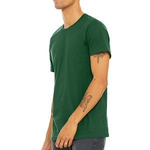 เสื้อยืดคอกลมแบบยูนิเซ็กซ์ เสื้อยืดแขนสั้นเรียบง่ายสำหรับผู้ชาย - Product Image 4