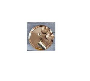 Moderno juego thali cobre Acero inoxidable bronce para servir vajilla Hotel diseño clásico a precio mayorista hecho en India - Product Image 1
