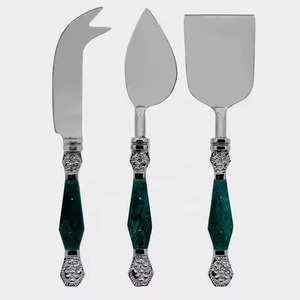 Ensemble de trancheuses à fromage en acier inoxydable avec poignée design unique Outil de cuisine à domicile pour couper le fromage - Product Image 1