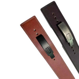 Ceinture de musculation personnalisée de haute qualité en cuir de vache véritable avec boucle en acier, haute résistance, robuste, largeur de 4 pouces, couleur personnalisée - Product Image 4