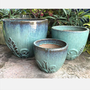 Macetas directas de fábrica, macetas redondas para flores, macetas a granel, soporte moderno para exteriores barato, cerámica decorativa ecológica para flores - Product Image 3