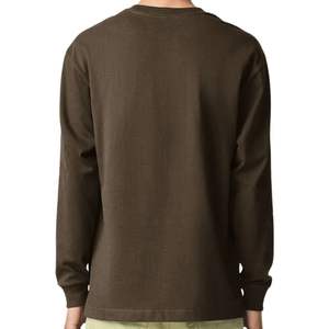 เสื้อยืดแขนยาวผู้ชาย ผ้าฝ้าย คอกลม สไตล์ลำลอง สตรีทแวร์ มีกระเป๋าหน้าอก ทรงหลวม - Product Image 6