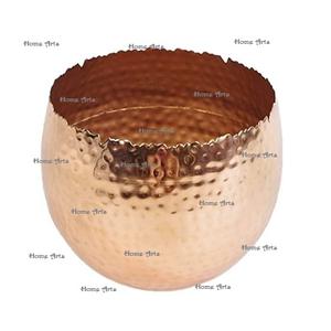 Pot de plantes de forme ronde de taille personnalisée jardinière en aluminium de couleur argent de la meilleure qualité pour la décoration de la maison et du jardin - Product Image 6