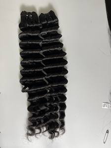 Doble dibujado virgen brasileño Fumi Pixie rizado/Pissy rizado cabello humano tejido paquetes de cabello crudo - Product Image 4