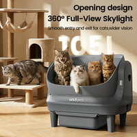 Nouvelle Litière Automatique Intelligente pour Chat 105L Grande Capacité avec Nettoyage Automatique et Contrôle via l'Application Tuya