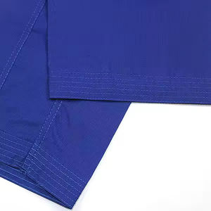 OEM fabricant 100% coton Jiu Jitsu Gi costume Judo Art Martial uniforme avant Logo lavé pour BJJ Taekwondo prix de gros - Product Image 4