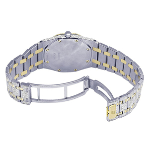 Reloj de Pulsera de Cuarzo para Hombre, Estilo Audaz, con Incrustaciones de Moissanita, Diamantes VVS, Acero Inoxidable - Product Image 6