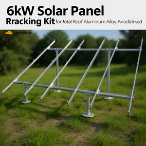 6kW Solar Panel <b>Racking</b> Kit for Metal Roof Aluminum Alloy Anodized - Product Image 3
