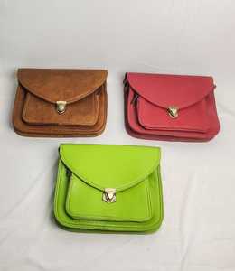 Bolso Bandolera de Cuero Vintage de Lujo en Oferta, Bolso de Mensajero Multibolsillos para Mujer, con Cierre, Portátil, para Otoño y Verano - Product Image 1