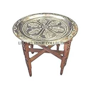 โต๊ะไม้ด้านข้างสไตล์โมร็อกโกโต๊ะไม้ดีไซน์มาตรฐานเฟอร์นิเจอร์หรูหราคุณภาพสูงโต๊ะโมร็อกโกโต๊ะสไตล์ใหม่ที่น่าชื่นชม - Product Image 5