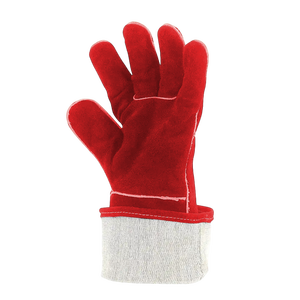 Guantes de soldadura de cuero dividido de piel de vaca de alta calidad, protección de manos de seguridad industrial resistente para trabajadores de la construcción - Product Image 2