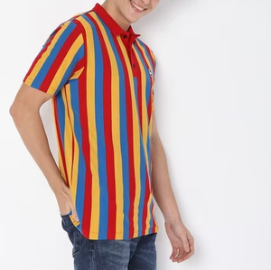 เสื้อโปโลผู้ชายพรีเมียม ผ้าฝ้าย น้ำหนักเบา ระบายอากาศ แห้งเร็ว สวมใส่สบาย เหมาะสำหรับกีฬา ออกกำลังกายกลางแจ้ง ฟิตเนส ยิม รับผลิตแบบ OEM พร้อมสกรีนโลโก้ ชุดทีม - Product Image 1