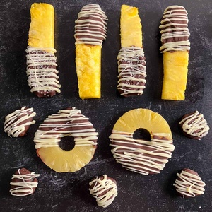 Ananas enrobé de chocolat noir |   Exportateur de Snacks aux Fruits Naturels - Product Image 2